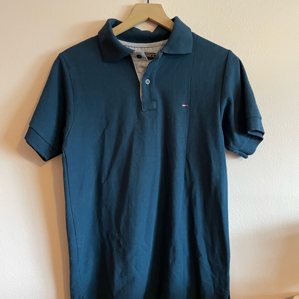 Tommy Hilfiger Men's Navy Polo Shirt